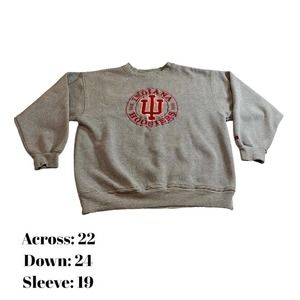 Indiana Hoosiers College Collegiate Sports Vintage VTG Mens Sweater Basketball